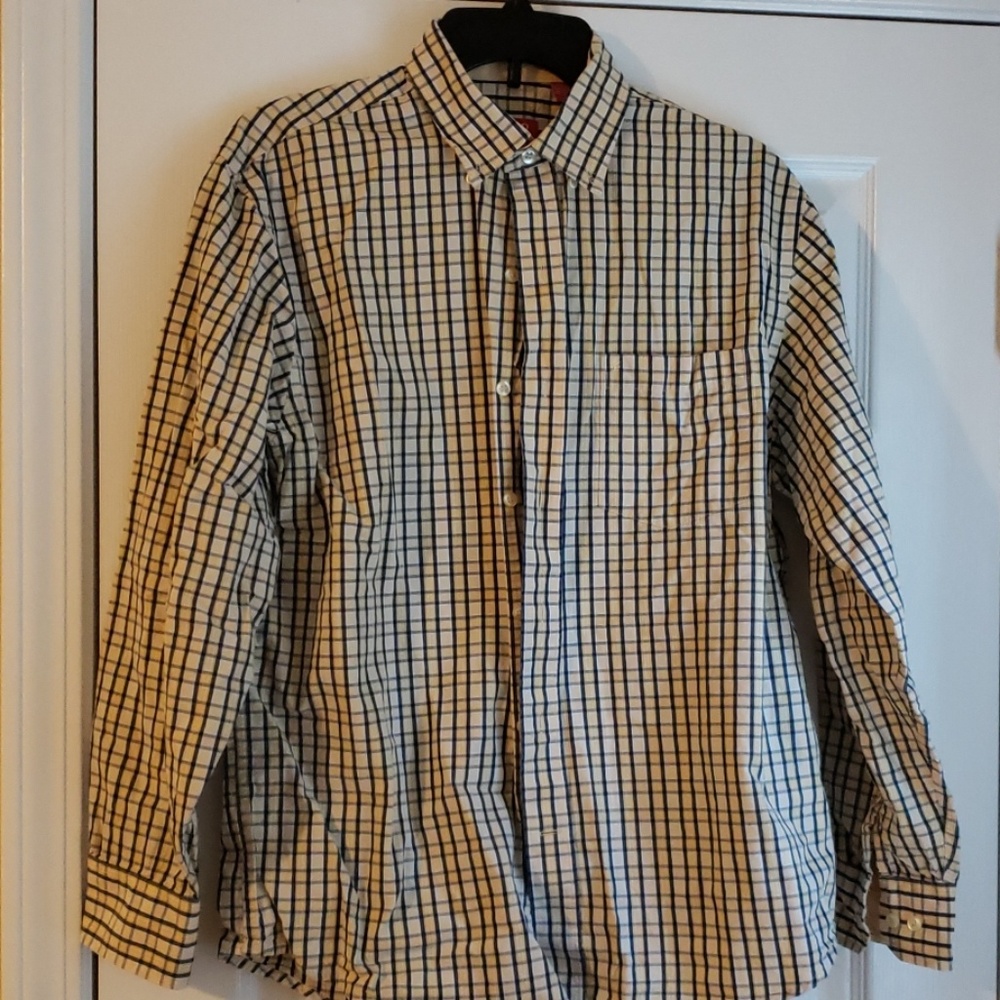 Yellow and blue IZOD casual shirt